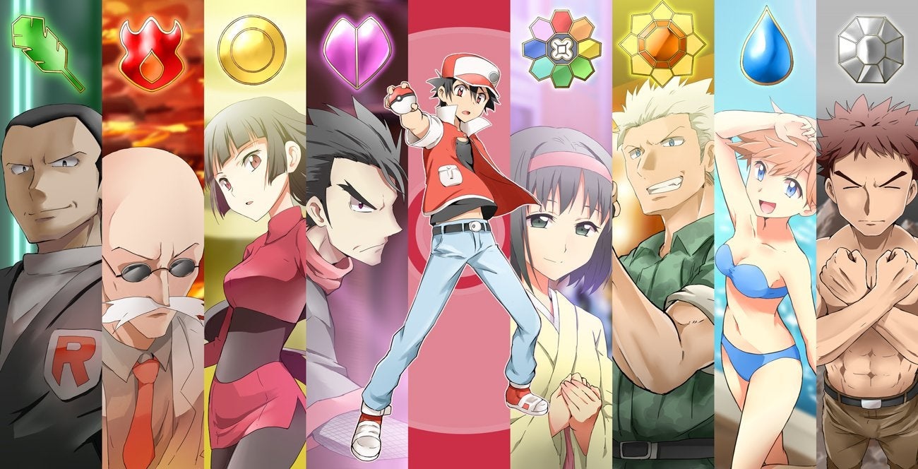 All Kanto Gym Leader Battles!(Pokemon Vortex) 