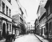 1907 ca Steinstraße 5-1 Blick in Alte Schönhauser