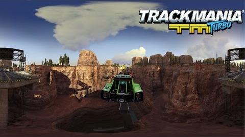 Trackmania Turbo – 360° demo - Canyon Grand Drift