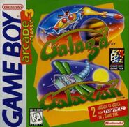"Arcade Classic 3: Galaga / Galaxian" Game Boy box art