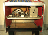 Interior of the 1970 arcade cabinet (from the Ayumi Archives)