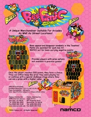 Arcade flyer for Bee Panic