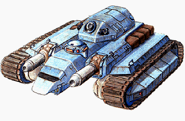 Tank Type 2 (2型戦車) - Main-force blue tank of previous generation. Usually moves in groups of three. 200 Points.