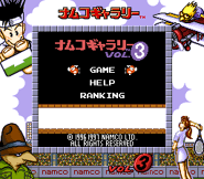 Namco Gallery Vol. 3 on Super Game Boy