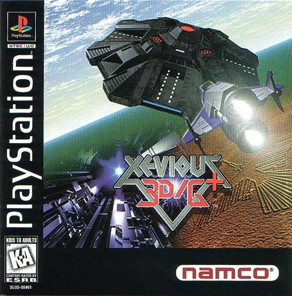 XEVIOUS 3D/G+ Sony Playstation PS1 Spine Reg Jap Japan