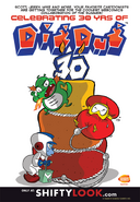 Promotional art of Dig Dug.