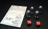 Game pieces for The Tower of Druaga.