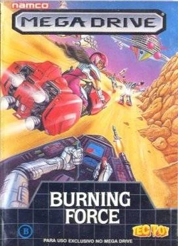 BURNING FORCE SHOOT NAMCO ACTION ARCADE B1 SIZE OFFICIAL