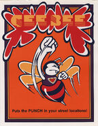 North American arcade flyer (front)