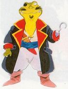 The pirates' boss in Sandra no Daibōken.