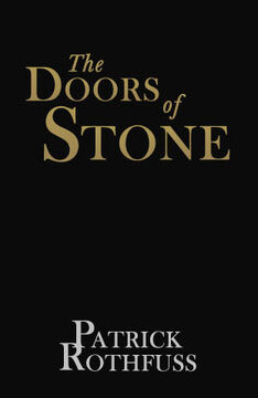 Kernel's Corner: #FanMade Cover For 'The Doors Of Stone' By Patrick  Rothfuss (The Kingkiller Chronicle Book #3)
