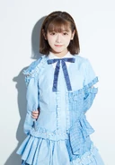 Mizuha promoting 22/7's fifth single "Muzui" (2020)