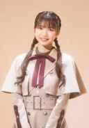 Moe promoting 22/7's eighth single "Kakusei" (2021)