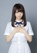 Mei promoting 22/7's third single "Rikaisha" (2018)
