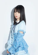 Uta promoting 22/7's fifth single "Muzui" (2020)