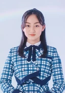 Emma promoting 22/7's ninth single "Kumorizora no Mukou wa Hareteiru" (2022)