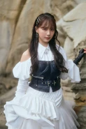 Mao promoting 22/7's fourteenth single "Rock wa Shinanai" (2024)
