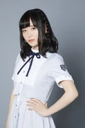 Sally promoting 22/7's third single "Rikaisha" (2018)