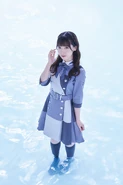 Uta promoting 22/7's thirteenth single "YES to NO no Aida ni" (2024)
