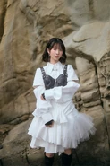 Rock wa Shinanai Nao.jpg (225 KB) Nao promoting 22/7's fourteenth single "Rock wa Shinanai" (2024)