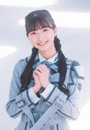 Moe promoting 22/7's tenth single "Kamisama Datte Kimerarenai" (2023)