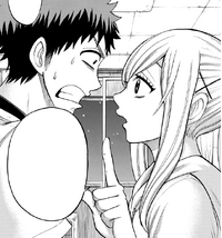 Urara tells Ryu that he must kiss Meiko