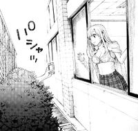 The peeping tom takes a picture of Urara