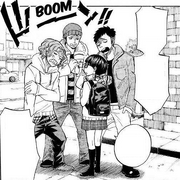 The Class 2-B President in trouble.