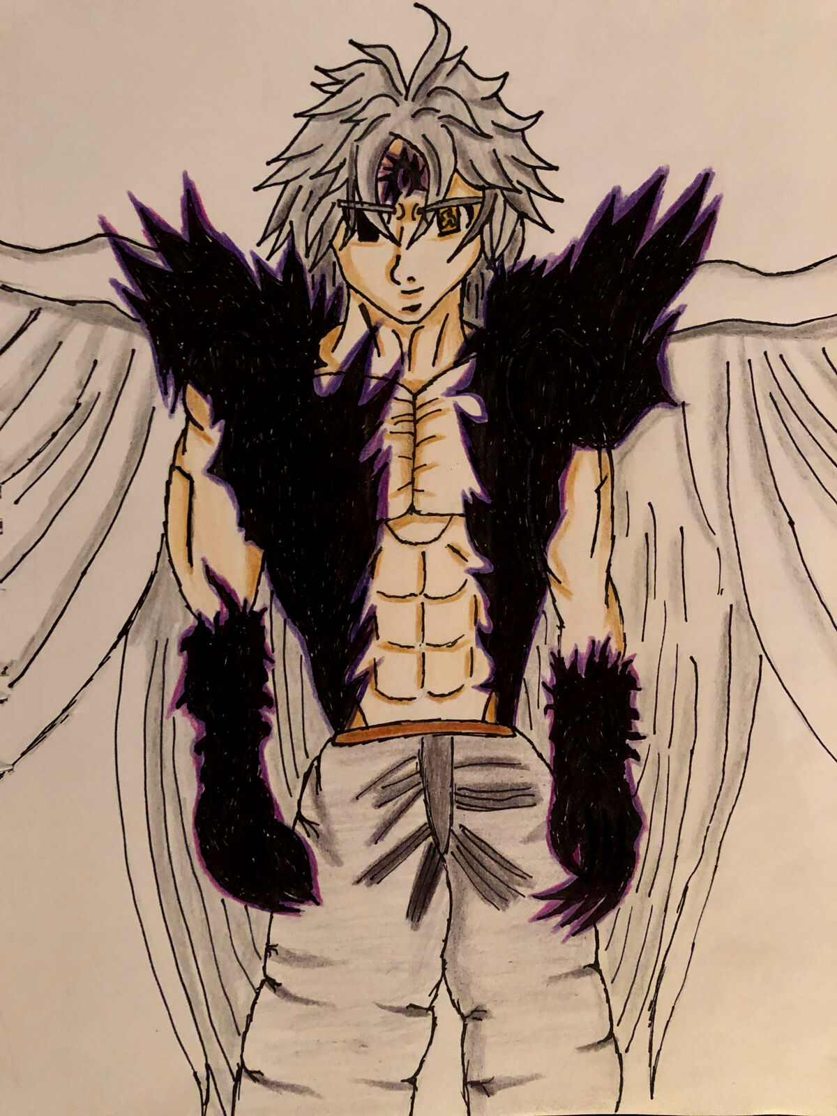 Icon Tristan nanatsu no taizai  Meliodas, Nanatsu, Goku desenho