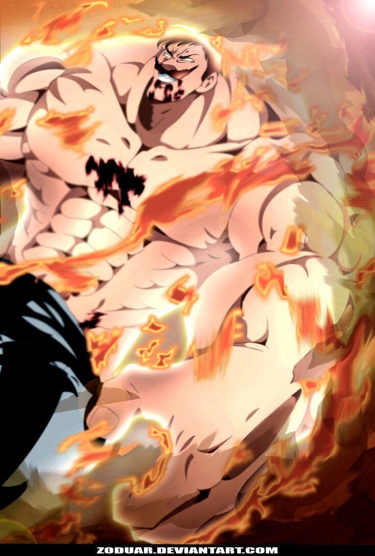 Nanatsu no taizai Escanor drawing, now come little sin, retribution for  your actions shall be severe.🔥 : r/NanatsunoTaizai