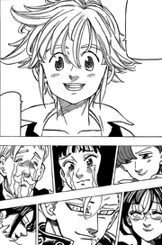 The Sins having a final moment with Meliodas