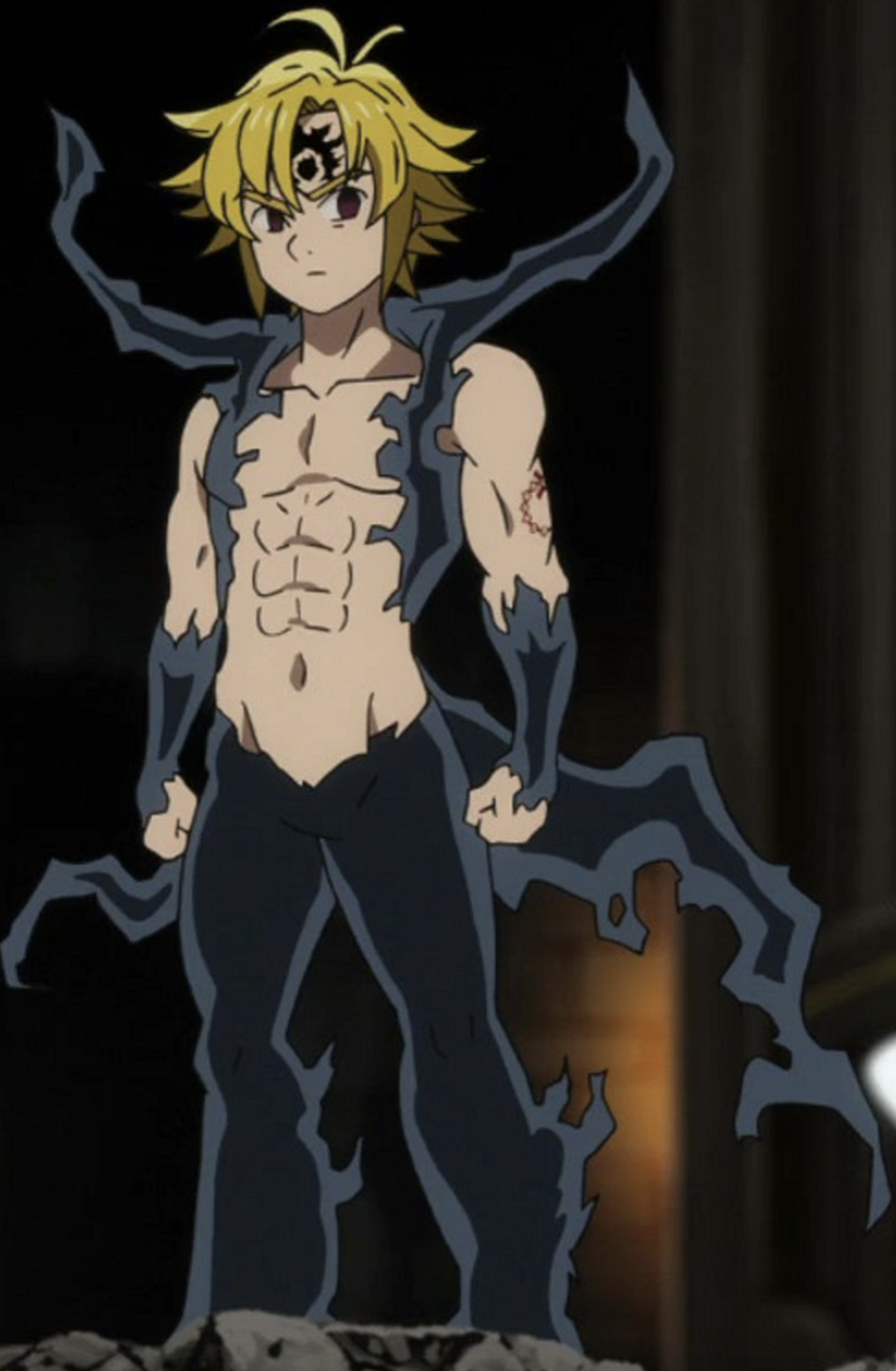 The Seven Deadly Sins Images Img  Seven Deadly Sins Meliodas Demon  Transparent PNG  800x1153  Free Download on NicePNG
