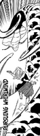 Elaine using Tsuigeki no Tsumujikaze