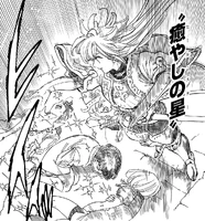 Tristan using Heal Star