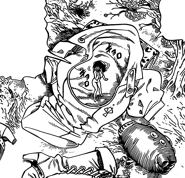 Diane shrunk from the mushroom spores