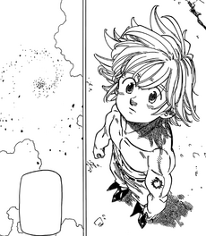 Meliodas wishing Escanor to rest in peace