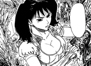 Diane after having killed all the insects