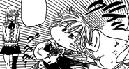 Hawk scolding Meliodas