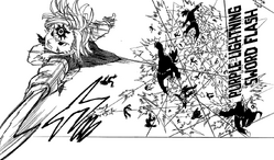 Meliodas destroy the fake Zeldris