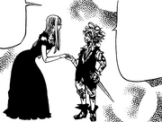 Meliodas explain Gilthunder action to Margaret