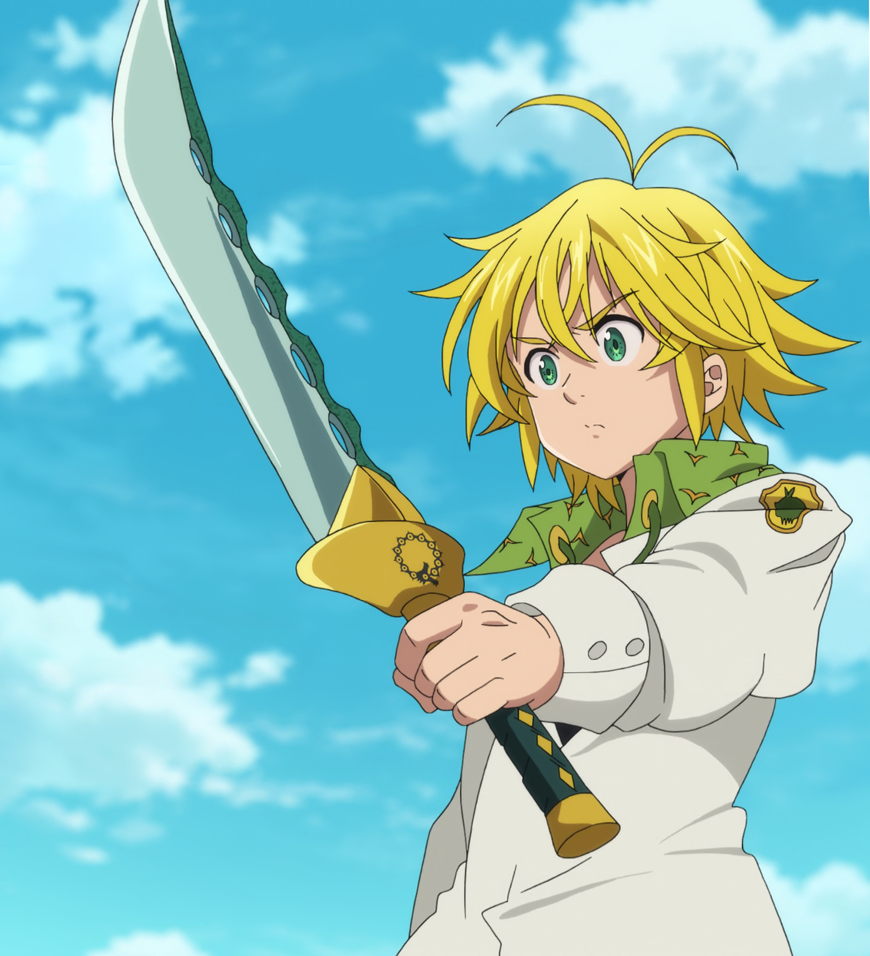 Espada Lostvayne Meliodas Sete Pecados Capitais em Aço - Tenda Medieval