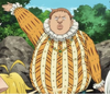 King transforming to introduce himself.png