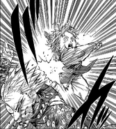 Ban being hit by Meliodas