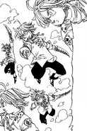 Meliodas using Jitsuzō Bunshin