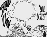 Melascula uses Shouraikon to rip Meliodas's soul