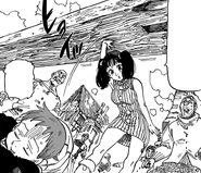 Diane saved King while in regular size