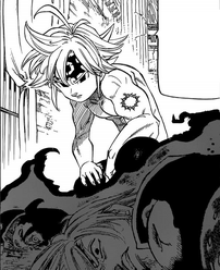 Meliodas submits Zeldris and Estarossa