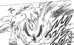 Meliodas and Ban fighting a strange creature