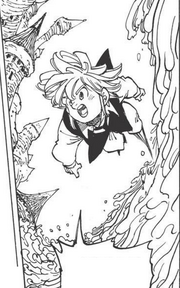 Meliodas inside the deformed reality