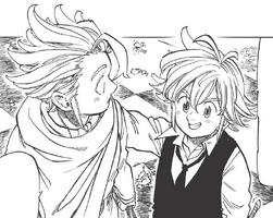 Meliodas encourages Arthur to create an everlasting kingdom